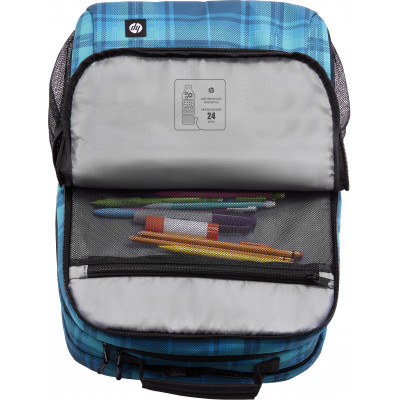 HP Campus XL Tartan Plaid Backpack rugzak