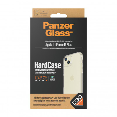 PanzerGlass HardCase with D3O iPhone 2023 6.7 mobile phone case Cover Transparent