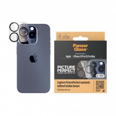 Panzerglass PicturePerfect Plate Apple iPhone 15 Pro/15 Pro Max-Black