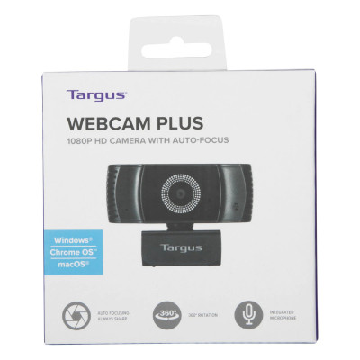 Targus AVC042GL webcam 2 MP 1920 x 1080 pixels USB 2.0 Noir