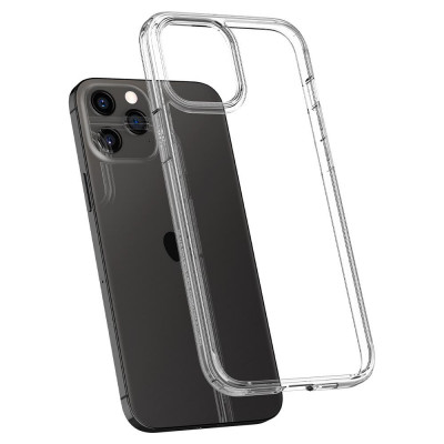 Spigen Ultra Hybrid Clear mobile phone case 17 cm (6.7") Cover Transparent
