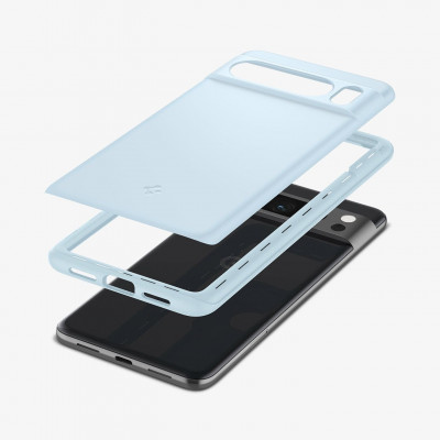 Spigen Thin Fit mobiele telefoon behuizingen 17 cm (6.7") Hoes Blauw