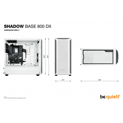 be quiet SHADOW BASE 800 DX White