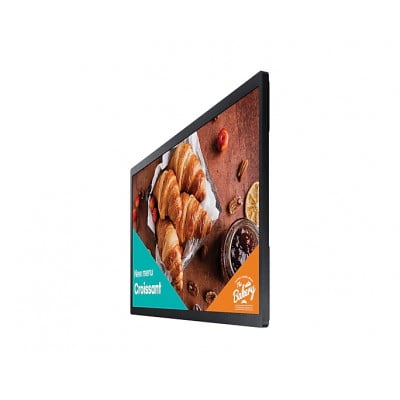 Samsung LH24QBCEBGCXEN Signage Display Digital signage flat panel 60.5 cm (23.8") LED Wi-Fi 250 cd/m² Full HD Black Tizen 16/7
