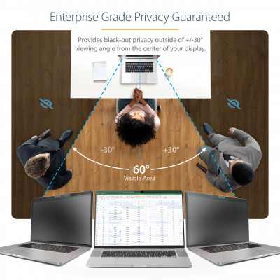 StarTech.com 14M21-PRIVACY-SCREEN schermfilter Randloze privacyfilter voor schermen 35,6 cm (14")