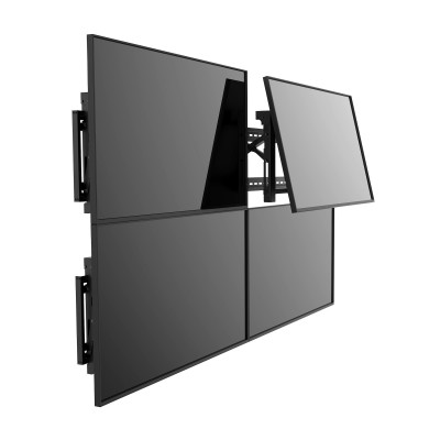 StarTech.com VIDWALLMNT bevestiging voor signage-beeldschermen 177,8 cm (70") Zwart