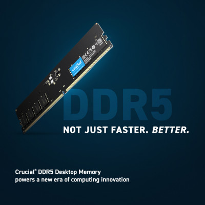 Crucial CP16G56C46U5 geheugenmodule 16 GB 1 x 16 GB DDR5 5600 MHz
