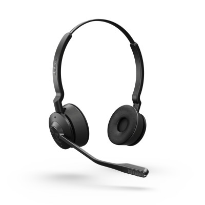Jabra Engage 65 Stereo Headset Draadloos Hoofdband Kantoor/callcenter Bluetooth Zwart