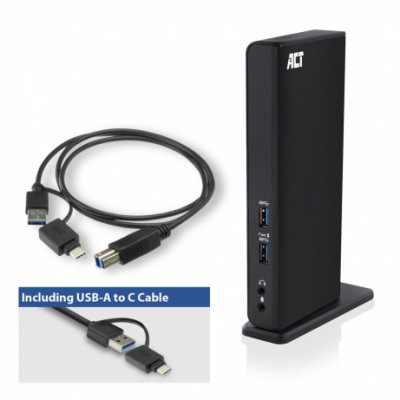 Act Docking MST DisplayLink USB-C - 2 x HDMI
