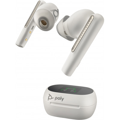 POLY Voyager Free 60+ UC Headset True Wireless Stereo (TWS) In-ear Kantoor/callcenter USB Type-C Bluetooth Wit