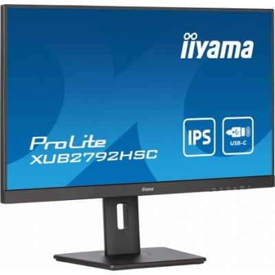 IIYAMA 27" FHD 1920x1080 IPS HDMI DP USB-C USB 4ms Black HA