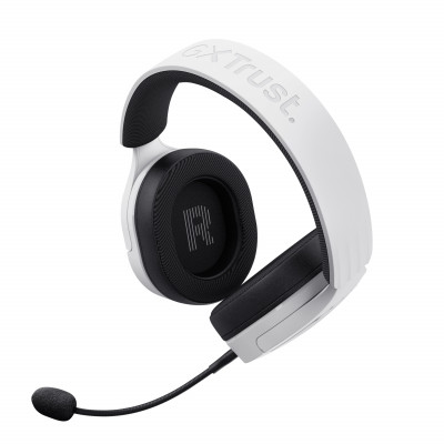 Trust GXT 489W FAYZO Headset Wired Head-band Gaming Black, White