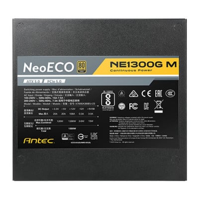 Antec NE1300G M EC - 1300W ATX3.0 - 80+ Gold Full Modular