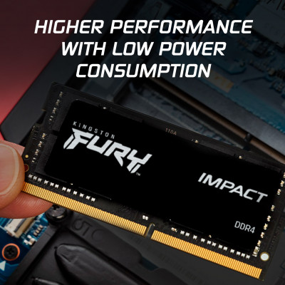 Kingston 32G 3200MH DDR4 SODIMM Kit2 FURY Impact