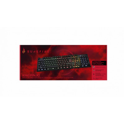 SureFire KingPin X2 Metal Gaming RGB Keyboard AZERTY French
