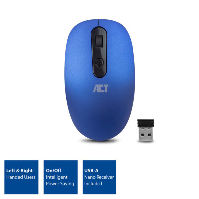 Act Wireless mouse blue 800&#47;1000&#47;1200dpi