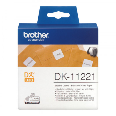 BROTHER SUPPLIES DK-11221&#47;Label Square White 23mm