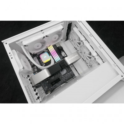 Corsair H150I ELITE Processor Kit voor vloeistofkoeling 12 cm Wit