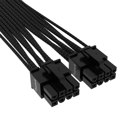 Corsair Premium Individually Sleeved 12+4pin PCIe Gen 5 12VHPWR 600W cable Type 4 BLACK