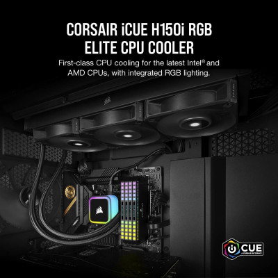 Corsair iCUE H150i ELITE RGB Liquid CPU Cooler