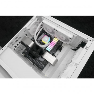 Corsair H100I Elite Processor Kit voor vloeistofkoeling 12 cm Wit