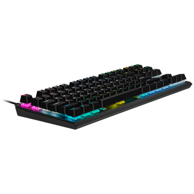 Corsair K60 PRO TKL RGB Optical-Mechanical Gaming Keyboard Backlit RGB LED OPX Black (CH-911D01A-NA)