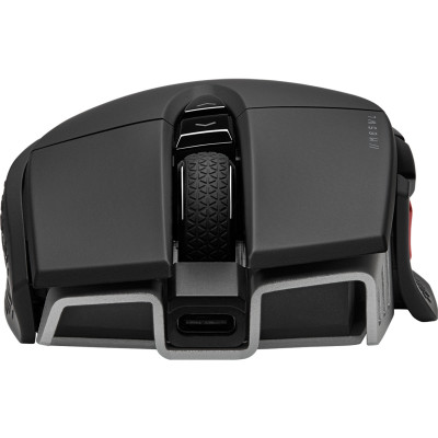 Corsair M65 RGB ULTRA WIRELESS Gaming Mouse  Backlit RGB LED  Optical  Silver ALU  Black  (CH-9319411-EU2)