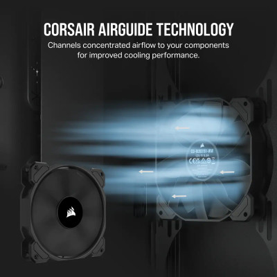 Corsair CORSAIR SP ELITE Series SP120 ELITE 120mm Case Fan with AirGuide Single Pack