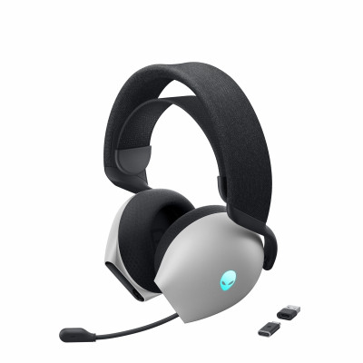 Dell Alienware Dual Mode Wireless Gaming Headset - AW720H (Lunar Light)