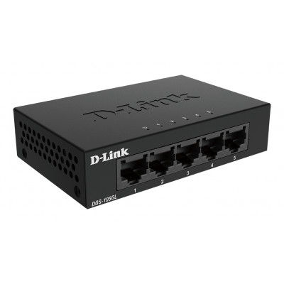 D-Link Switch 5 ports Gigabit - Metallic