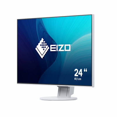 Eizo Flexscan/24 Inch Widescreen/1920 x 1080/White/IPS/5ms/350cd/m2/1000:1/Speakers/USB 3.0/LED Backlight