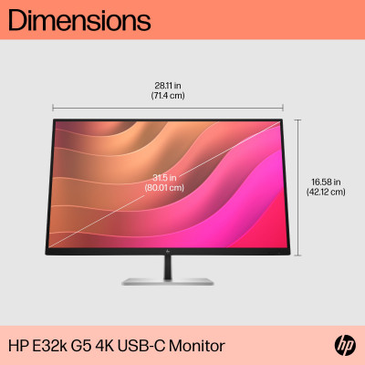 HP E32k G5 USB-C 4K Monitor