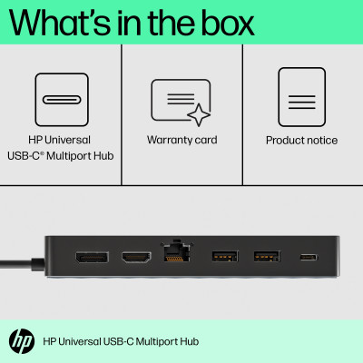 HP Printing & Computing ACC: Multiport Hub HP Univ USB-C
