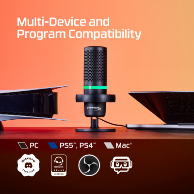 HP Printing & Computing HyperX Duocast Microphone