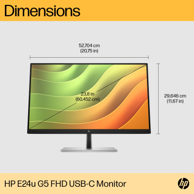 HP E24u G5 USB-C FHD Monitor