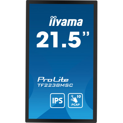 IIYAMA 22"W LCD Bonded Projective Capacitive 10-Points Touch Full HD Bezel Free IPS / Open Frame