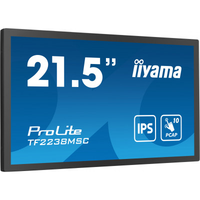 IIYAMA 22"W LCD Bonded Projective Capacitive 10-Points Touch Full HD Bezel Free IPS / Open Frame