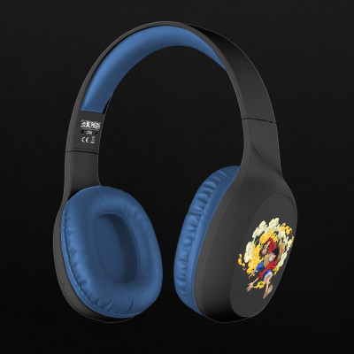 Konix One Piece Headset Bedraad en draadloos Hoofdband Gamen Bluetooth Zwart, Blauw