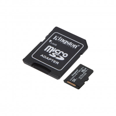 Kingston 16GB microSDHC Industrial Card+SDAdapter