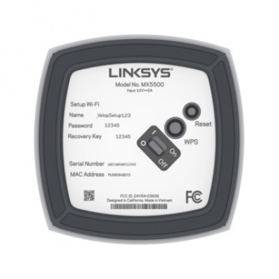 Linksys Atlas Pro 6 Dual-band (2.4 GHz / 5 GHz) Wi-Fi 6 (802.11ax) Wit 3 Intern