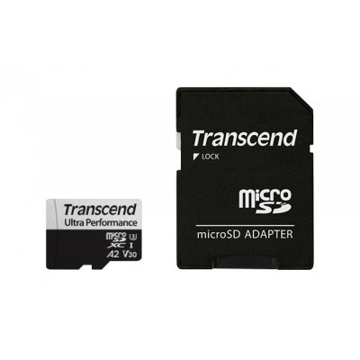 Transcend 128GB microSD w/ adapter UHS-I U3 A2 Ultra Performance
