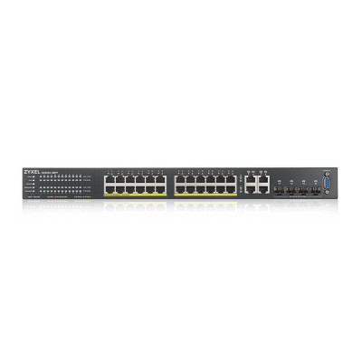ZYXEL GS2220-28HP - EU region - 24-port GbE L2 PoE Switch with GbE Uplink (1 year NCCPro pack license bundled)