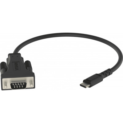 Vision TC-USBCSER/BL seriële kabel Zwart RS-232 USB-C
