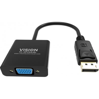 VISION Professional installation-grade DisplayPort to VGA ad