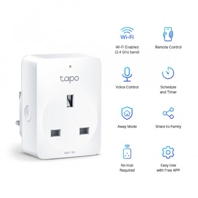 TP-Link TAPO P100 (4-PACK) Smart Plus Wireless 2.4Ghz