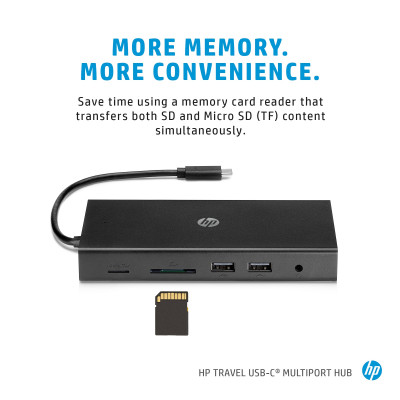 HP Travel USB C Multi Port Hub