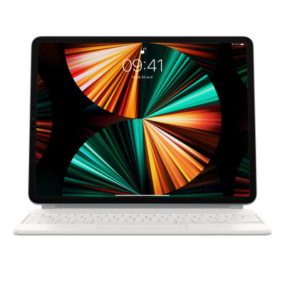 Apple iPad Magic Keyboard 12.9 White-Fra