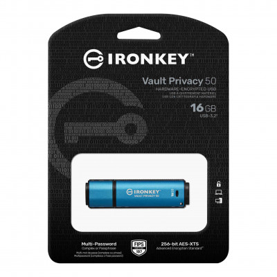 Kingston 16GB IronKey Vault Privacy 50 Encrypted