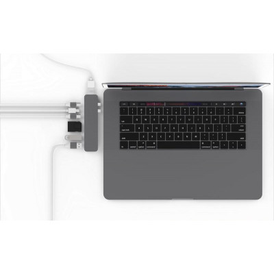 Hyper PRO 8-in-2 MacBook Pro Hub Grey