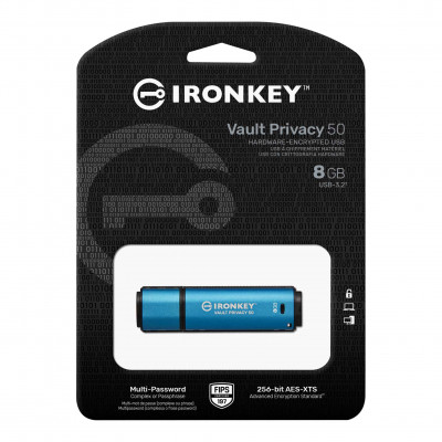Kingston 8GB IronKey Vault Privacy 50 Encrypted